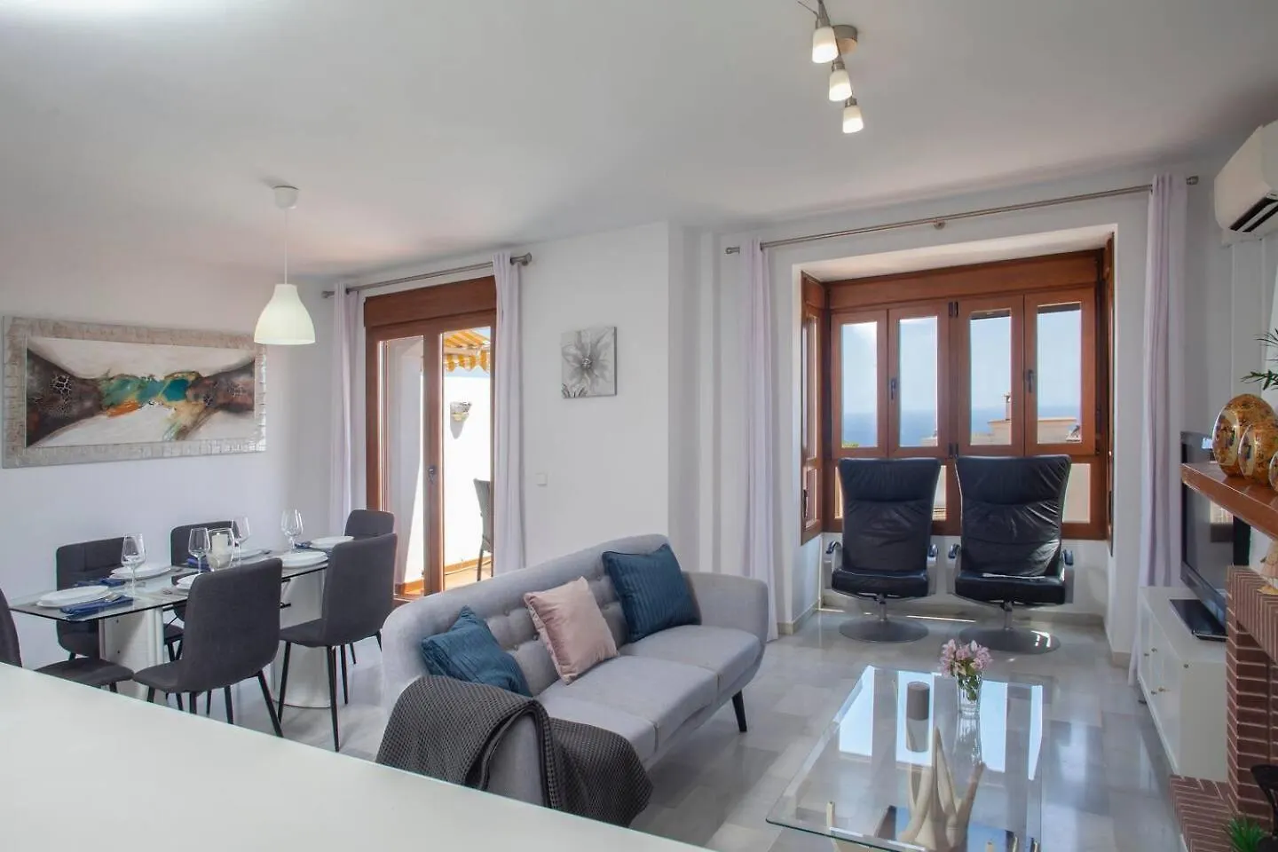 3 Bedrooms Sea Views Mijas Pueblo Spanien